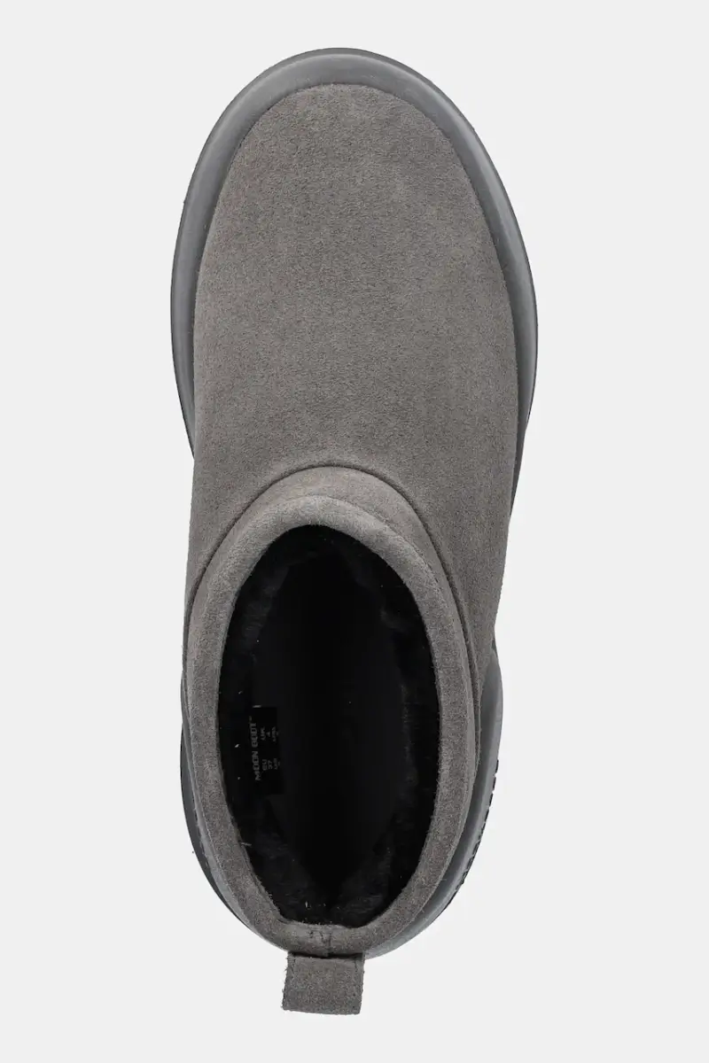 stivali da neve in camoscio MB MEZZALUNA LOW BOOT SUEDE colore grigio 80D2500070 H005 miniatura 4