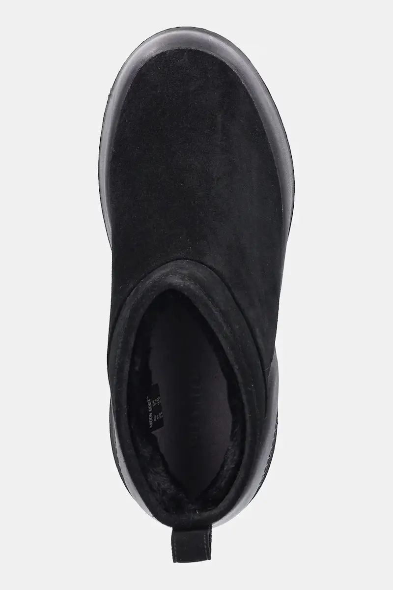 stivali da neve in camoscio MB MEZZALUNA LOW BOOT SUEDE colore nero 80D2500070 N001 miniatura 4