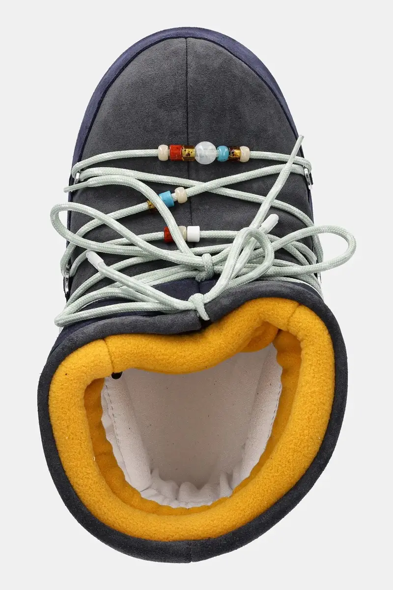 stivali da neve in camoscio MB X GIR ICON LOW SUEDE BEADS Grigio miniatura 4