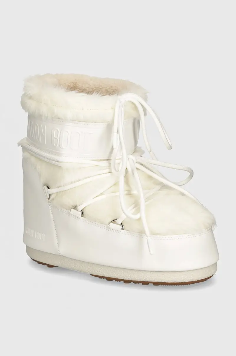 stivali da neve MB ICON LOW FAUX FUR colore bianco 80D1409390 A002