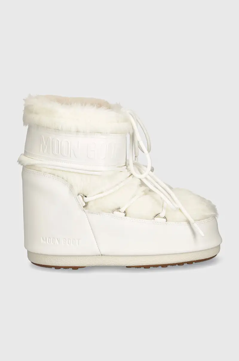 stivali da neve MB ICON LOW FAUX FUR colore bianco 80D1409390 A002 miniatura 2