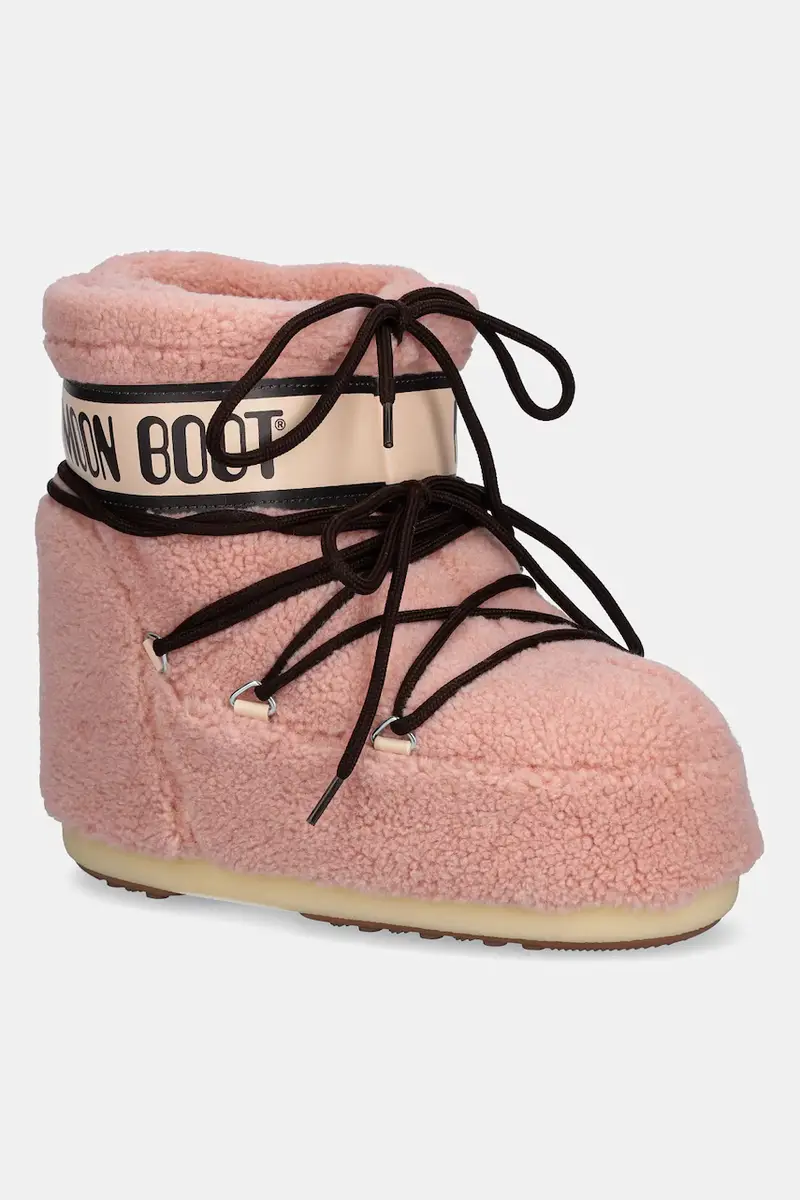 stivali da neve MB ICON LOW FLEECE colore rosa 80D1409700 J001