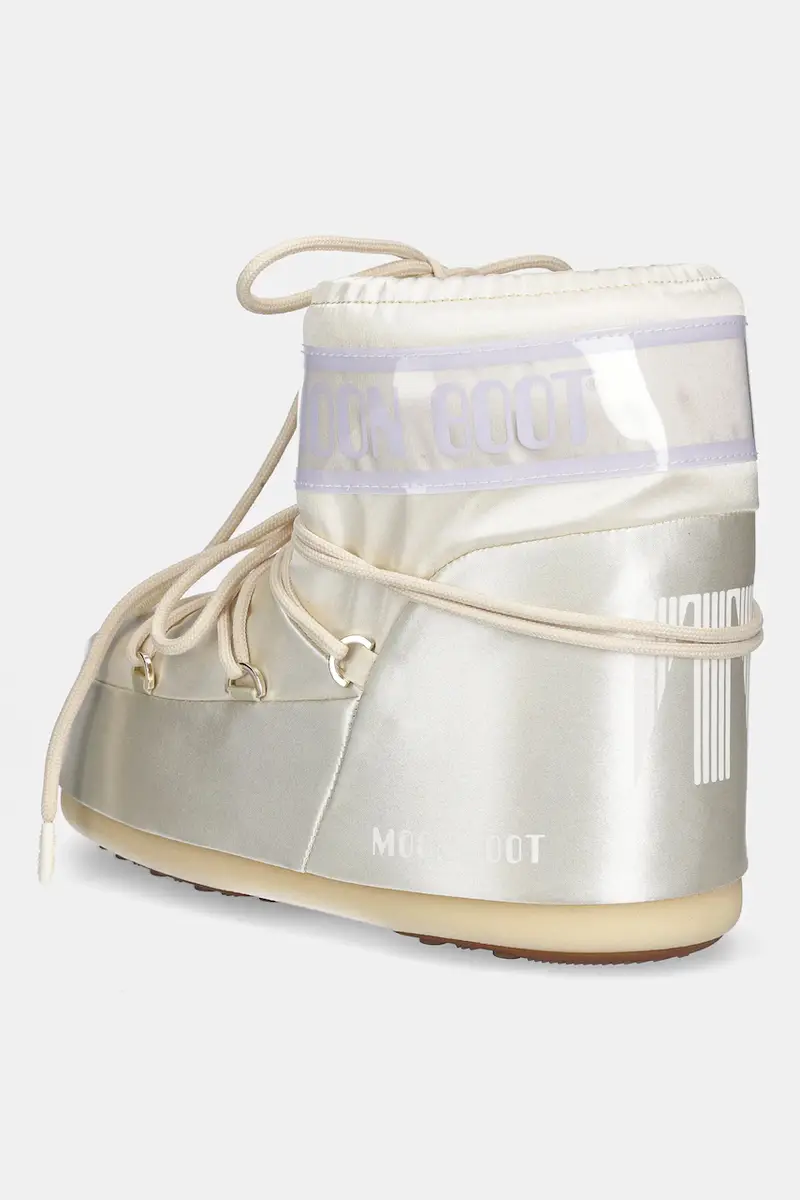 stivali da neve MB ICON LOW PEARLY colore beige 80D1409660 L020 Argento miniatura 3