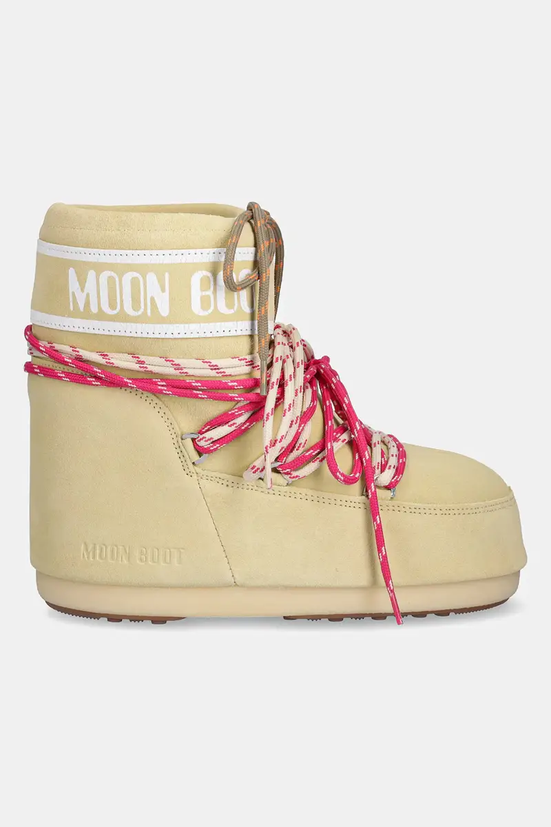 stivali da neve MB ICON LOW SUEDE LACES colore giallo 80D1409670 B021 miniatura 2