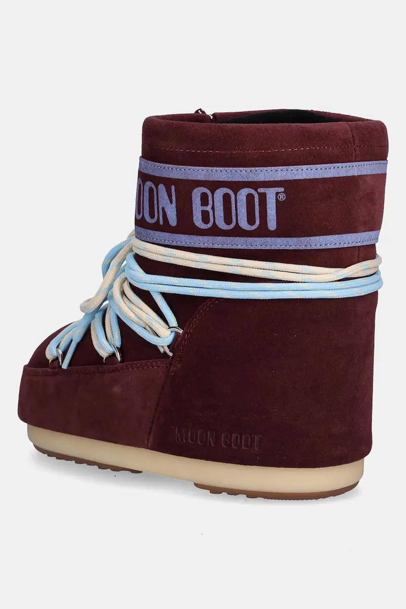 stivali da neve MB ICON LOW SUEDE LACES colore rosso 80D1409670 D013 miniatura 3