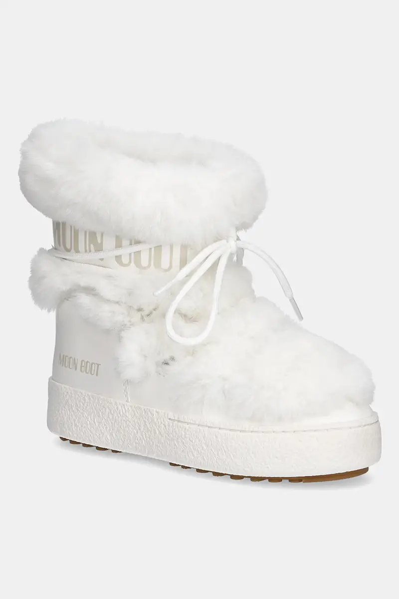 stivali da neve MB LTRACK FAUX FUR WP colore bianco 80D2450130 A001
