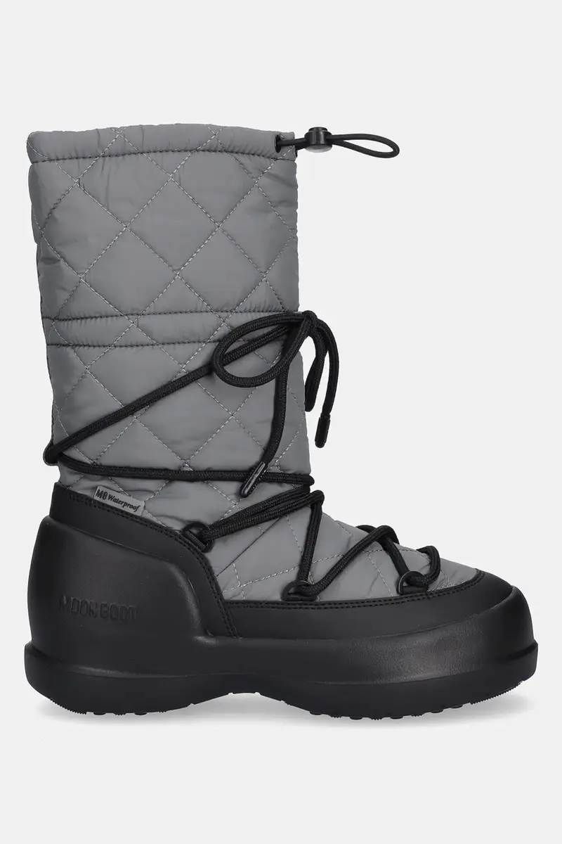 stivali da neve MB MEZZALUNA QUILTED HIGH BOOT WP colore grigio 80D2500080 H006 miniatura 2