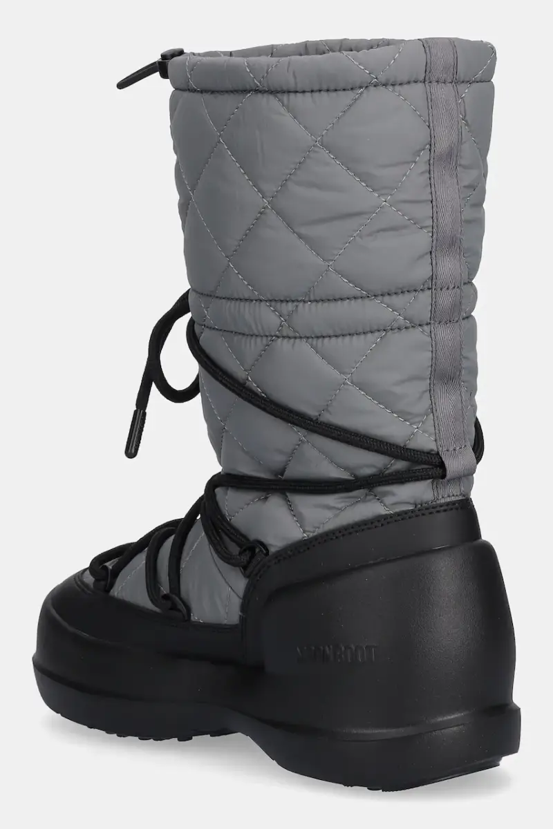 stivali da neve MB MEZZALUNA QUILTED HIGH BOOT WP colore grigio 80D2500080 H006 miniatura 3