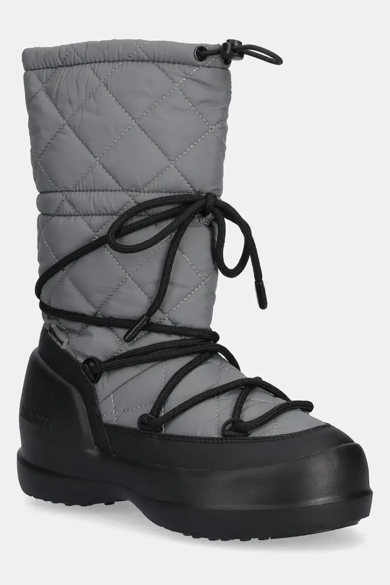 stivali da neve MB MEZZALUNA QUILTED HIGH BOOT WP colore grigio 80D2500080 H006