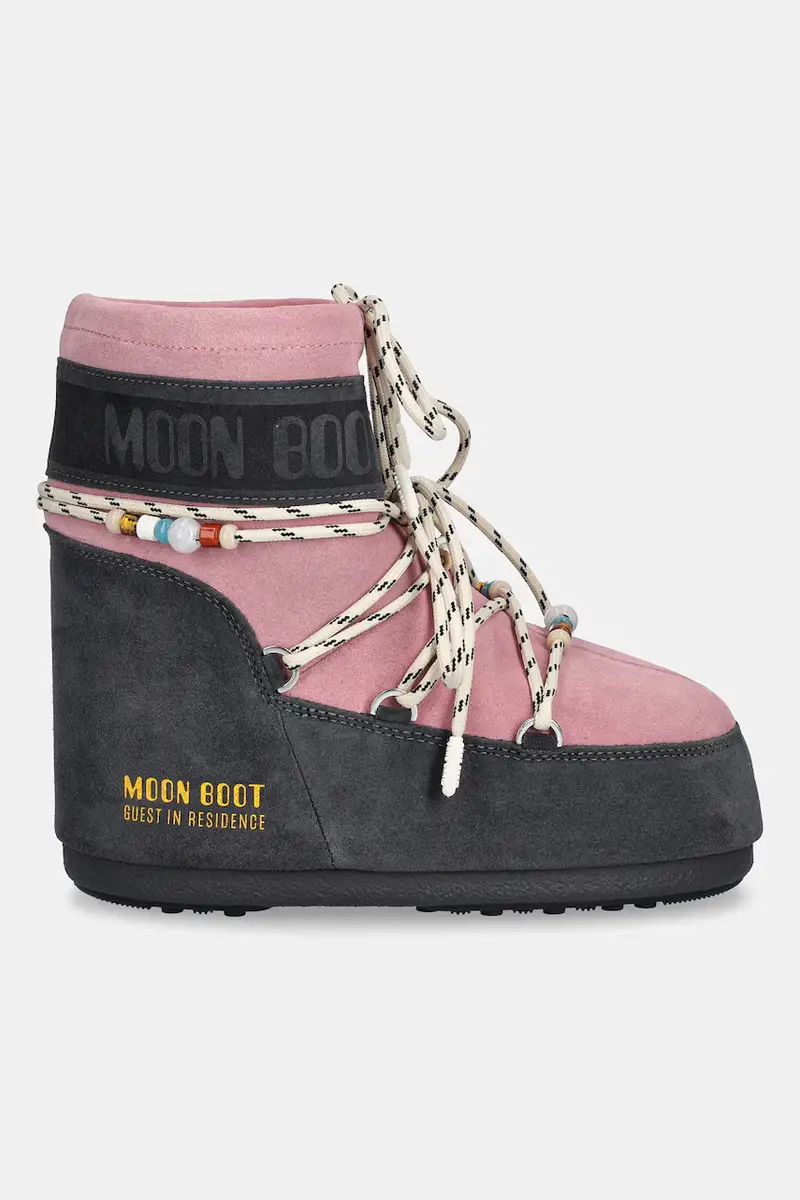 stivali da neve MB X GIR ICON LOW SUEDE BEADS Rosa miniatura 2