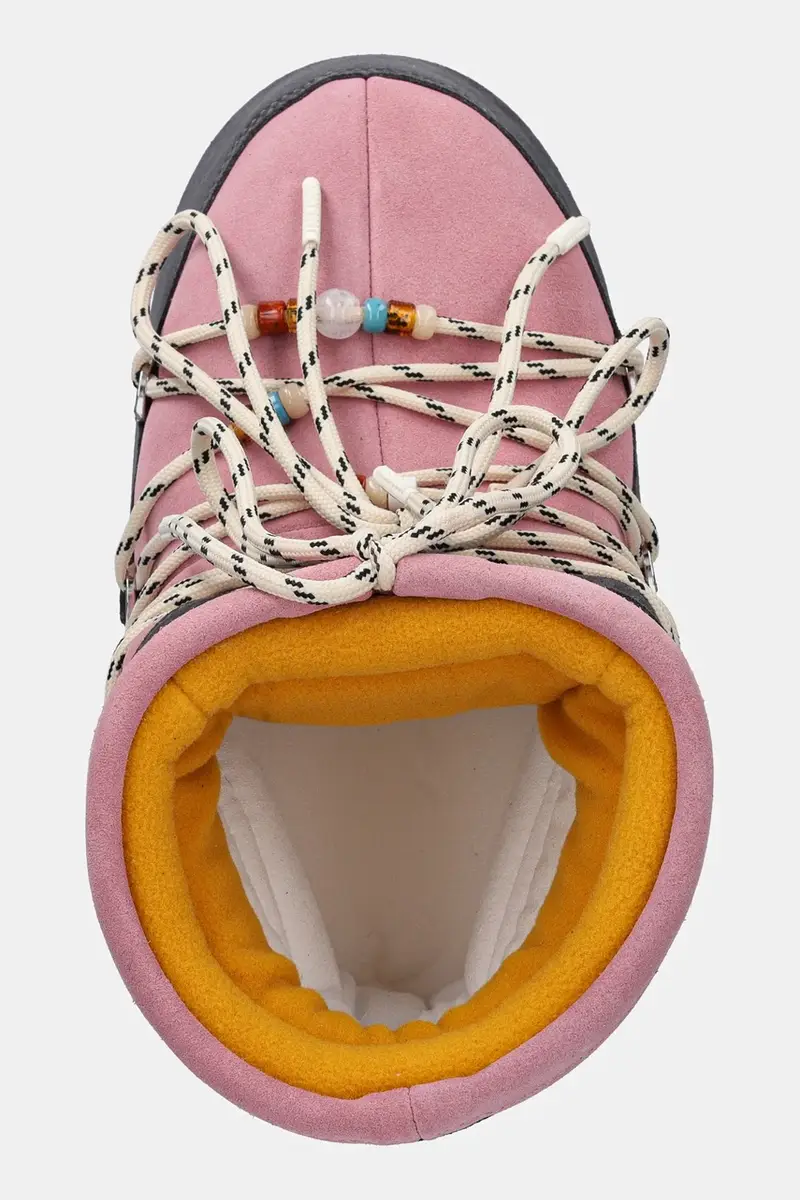 stivali da neve MB X GIR ICON LOW SUEDE BEADS Rosa miniatura 4