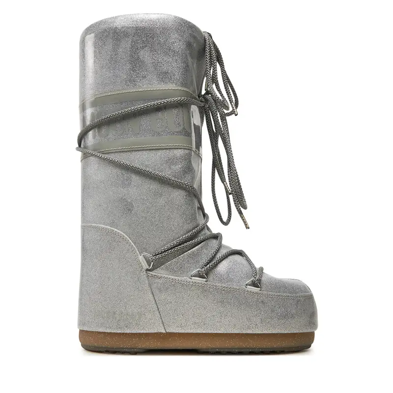 Stivali da neve Moon Boot Icon Glitter 80D1402850 Argento