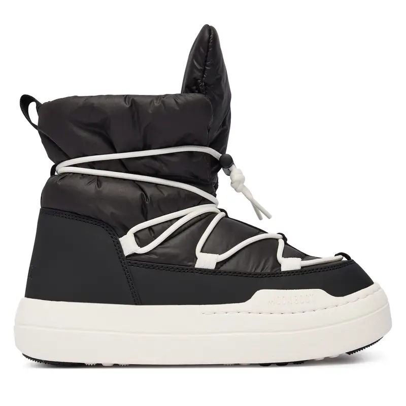 Stivali da neve Moon Boot Jr Park lace Mid 80D3440070 D Nero