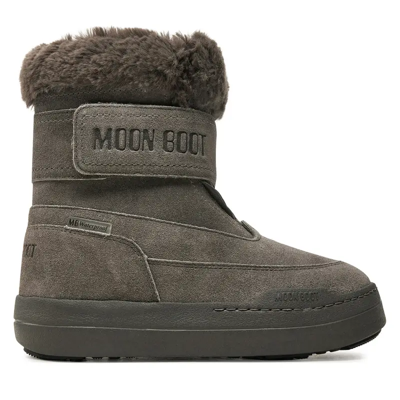 Stivali da neve Moon Boot Junior Park Dtrap Boot Suede 80D3440040 Grigio