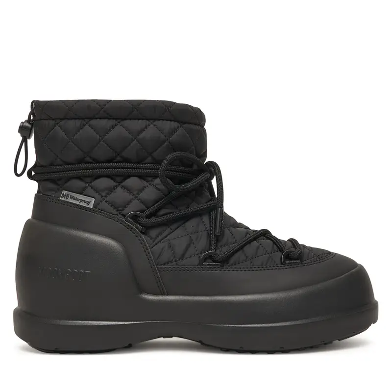 Stivali da neve Moon Boot Mb Mezzaluna Quilted Mid Wp 80D2500020 Nero