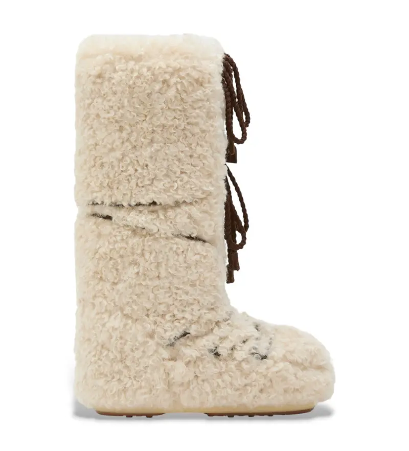 unisex 80D1403070 Stivali Icon Curly Extra beige (39/41), Basso, Stringhe, Casual