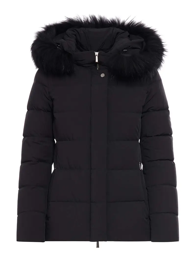 Giacca con cappuccio Nero