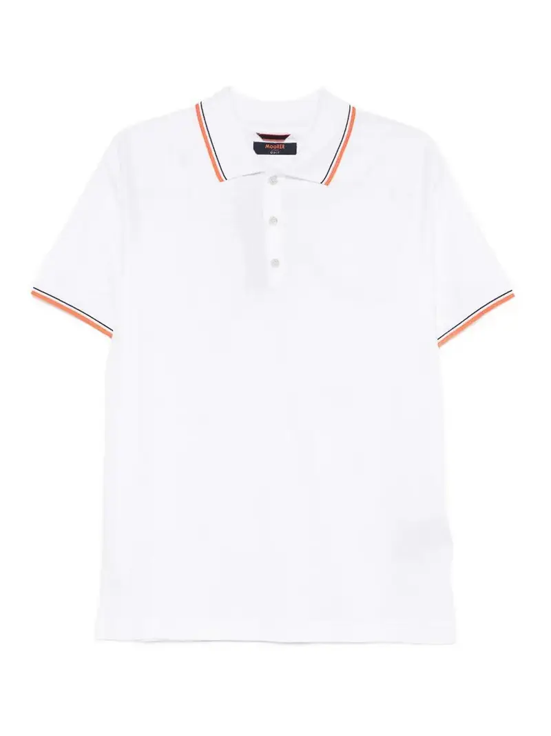 MOORER Polo Bianco 4228697