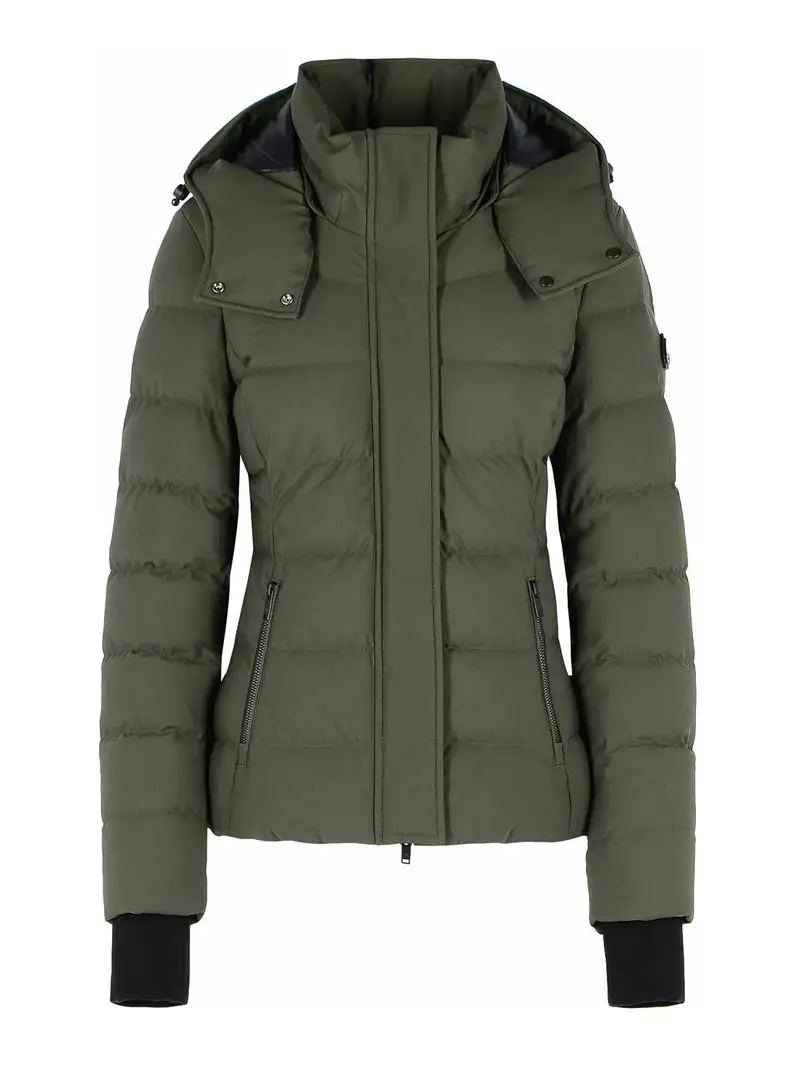 Giacca Betta in misto nylon verde