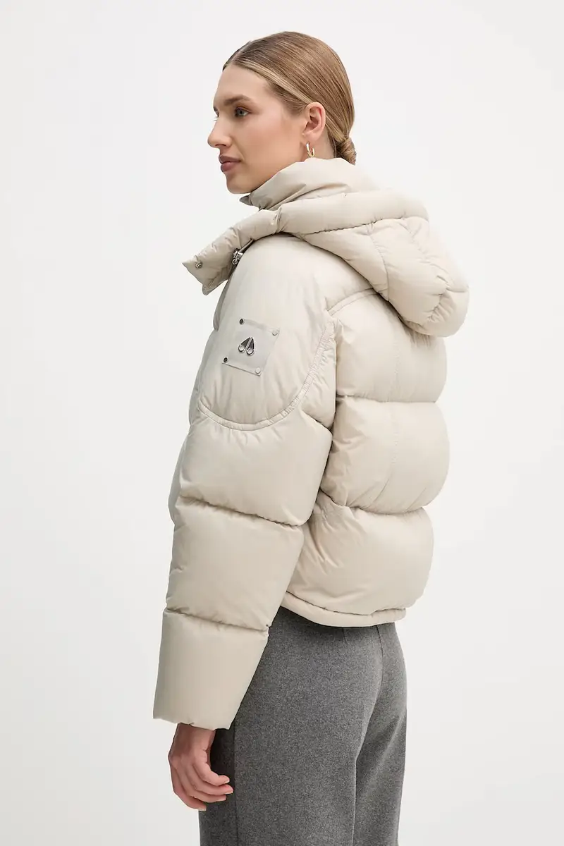 piumino colore beige M35LJ130 miniatura 3