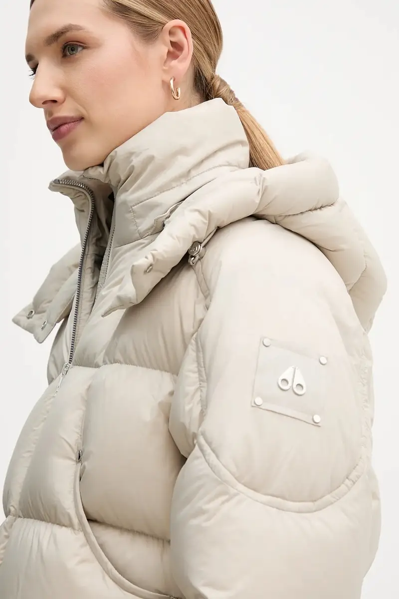 piumino colore beige M35LJ130 miniatura 5