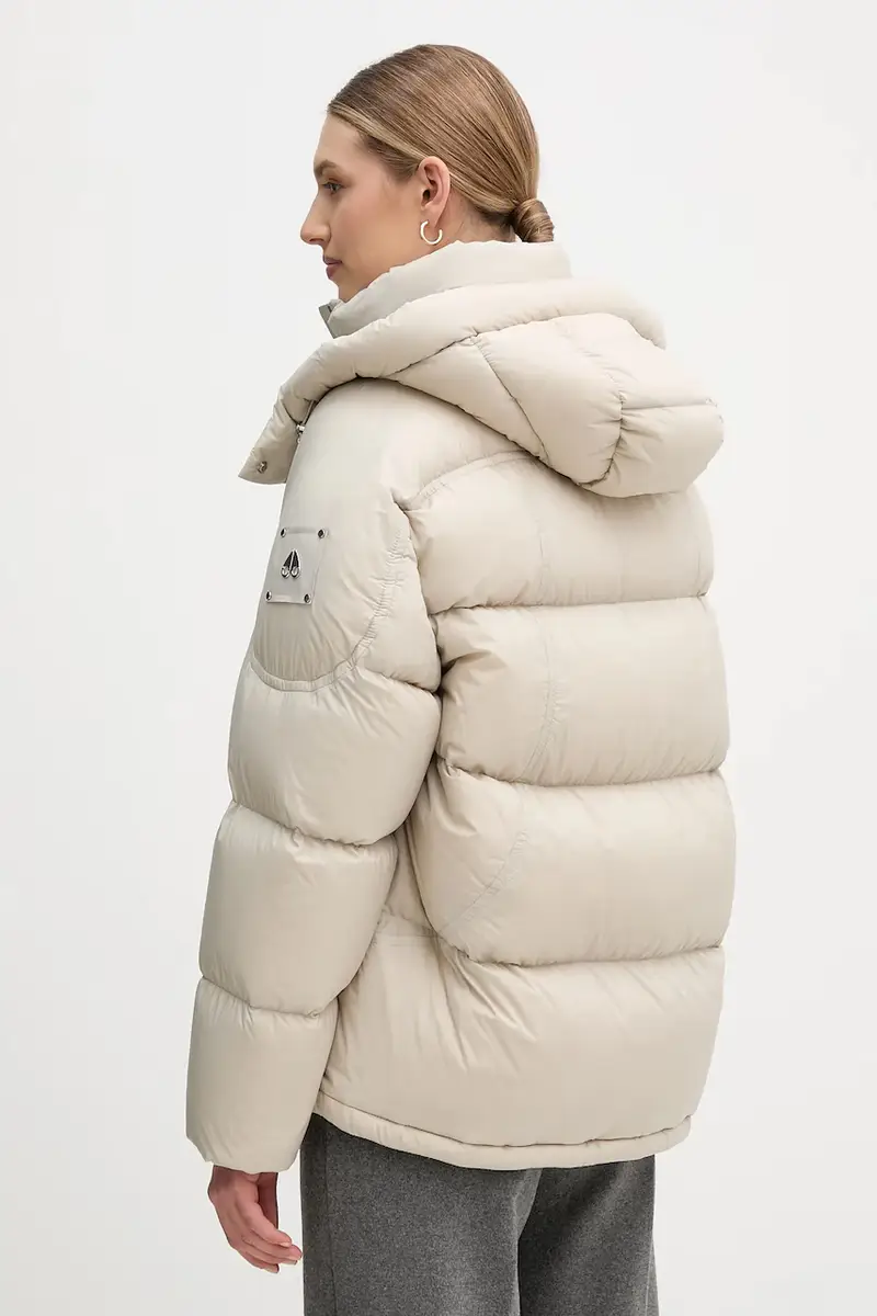 piumino colore beige M35LJ149 miniatura 3