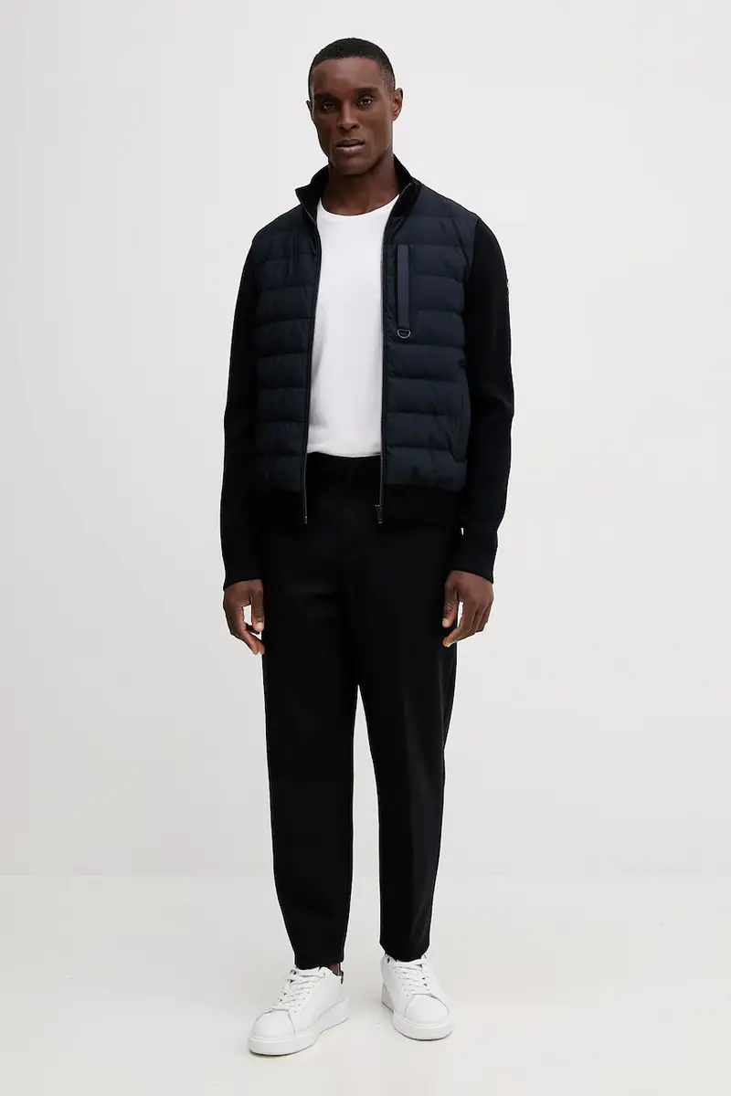 piumino colore blu navy M35MK682 miniatura 2