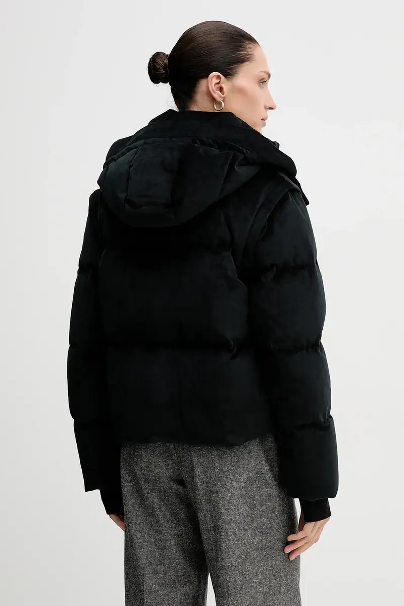 piumino colore nero M34LJ194G miniatura 4