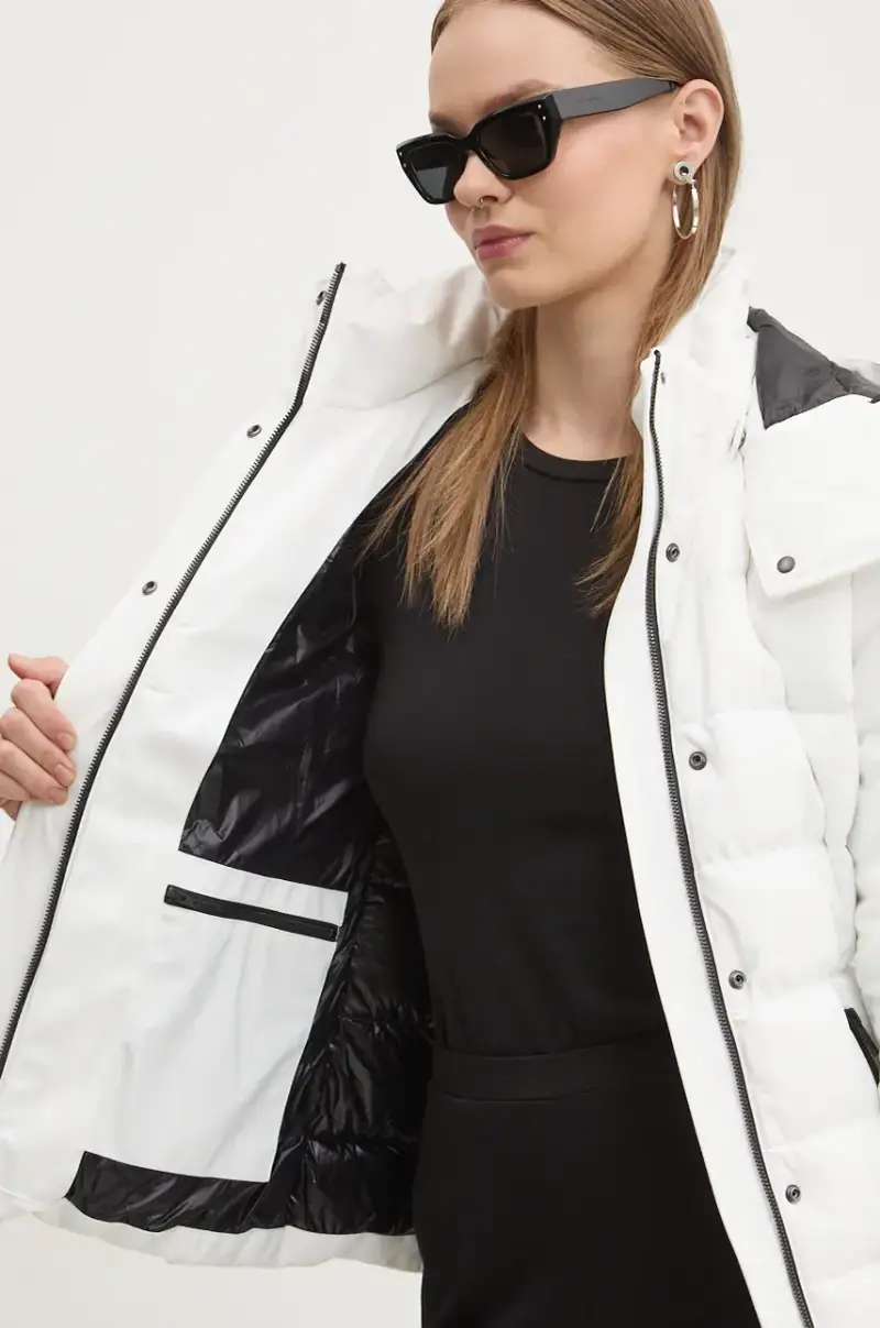 piumino donna colore bianco M34LJ136S miniatura 5