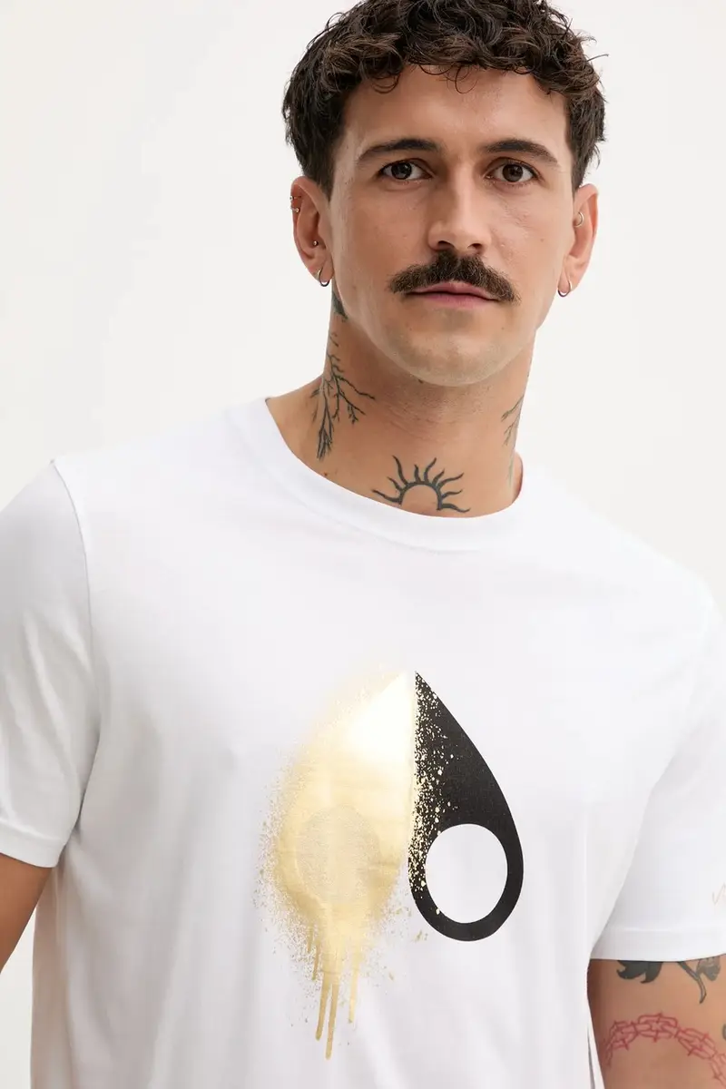 MOOSE KNUCKLES T-shirt Uomo Bianco 3840694 miniatura 4