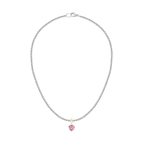 Morellato Collana Donna Cuore in Acciaio, Zirconi, Collezione DROPS, Regalo Donna miniatura 2