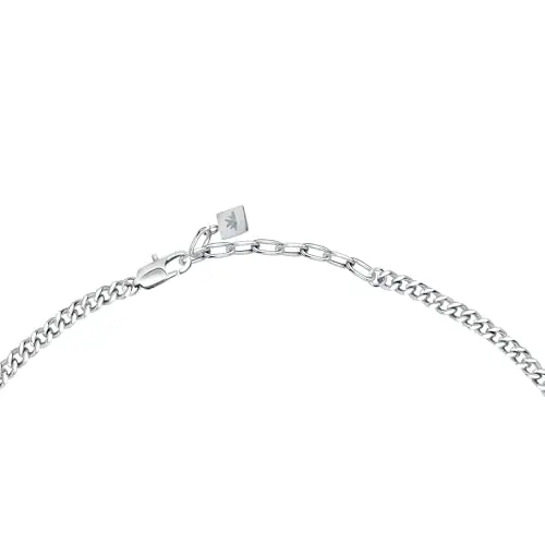 Morellato Cross Collana Uomo in Acciaio, Zirconi miniatura 3