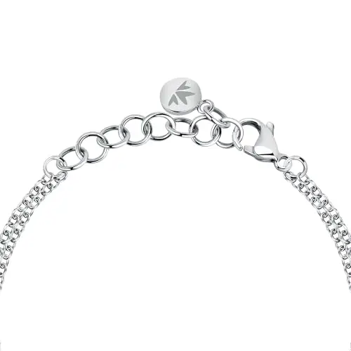 Morellato Mascotte Bracciale Donna in Acciaio, Cristalli miniatura 3