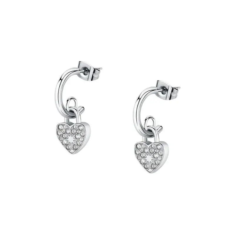 Orecchini Pendente Donna In Acciaio E Cristalli - Morellato