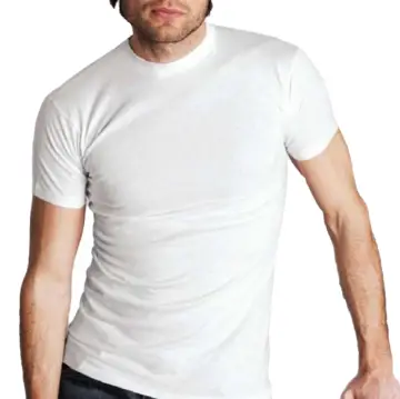 T-shirt uomo girocollo manica corta in cotone Moretta 87 tg 8 Bianco