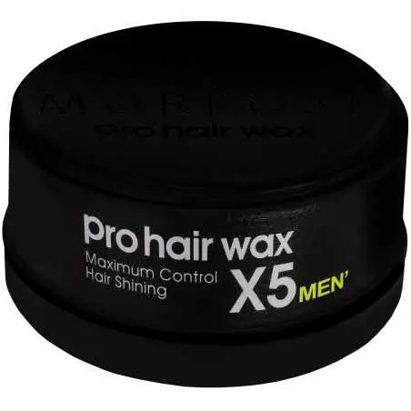 Pro Hair Gel Wax Black - Gel per lo styling dei capelli con un forte grado di fissaggio, 150 ml