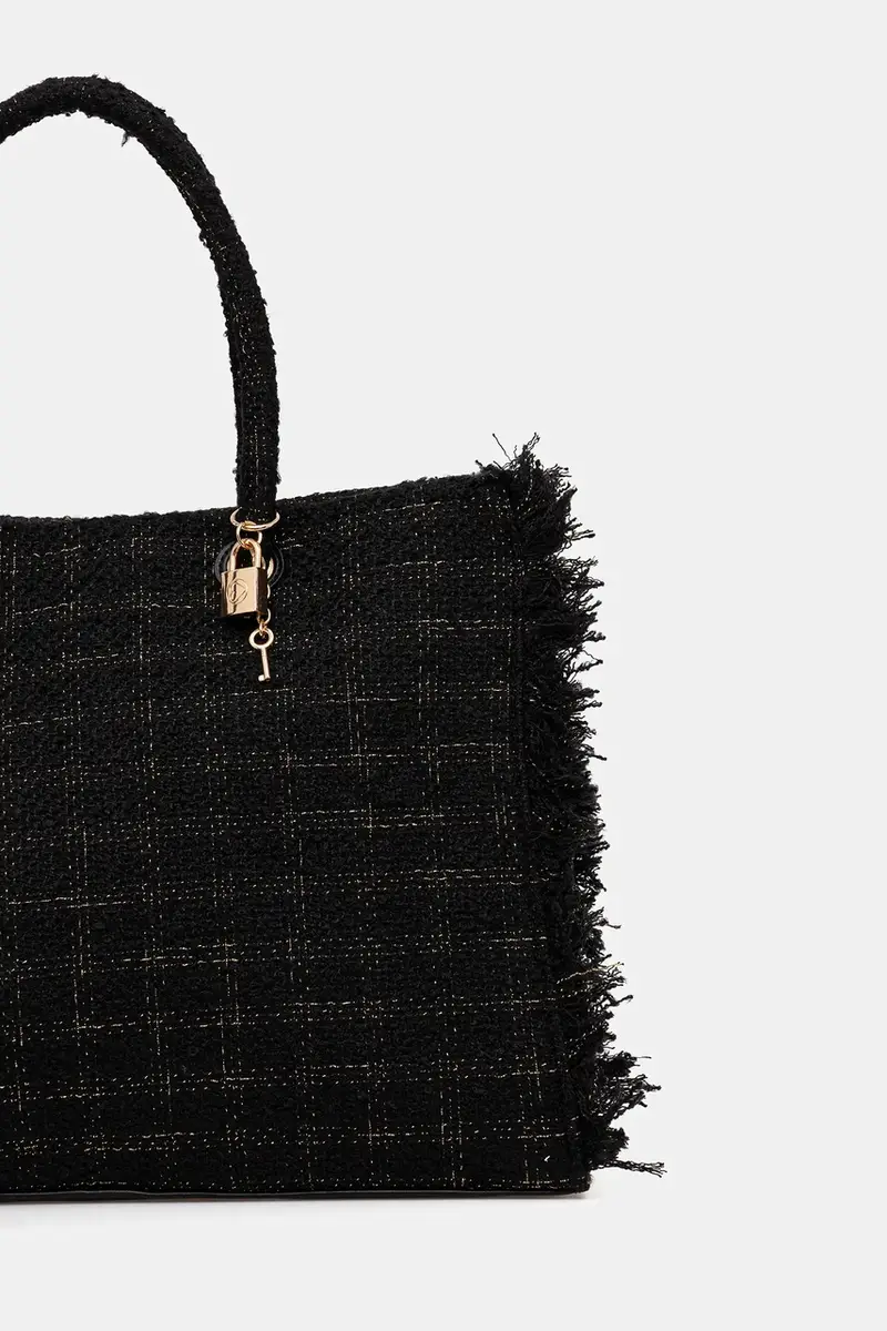 borsetta colore nero 2FRANGE miniatura 4