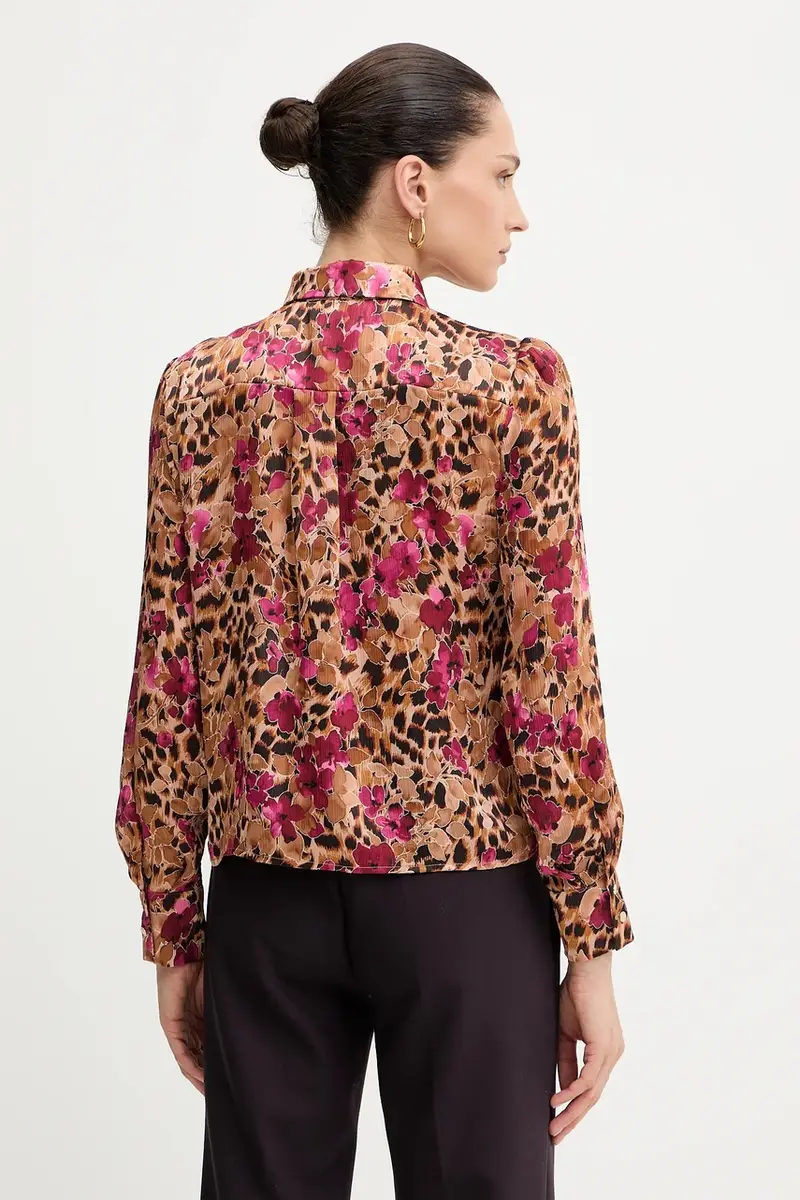 camicetta donna colore marrone ORZAC.F miniatura 3