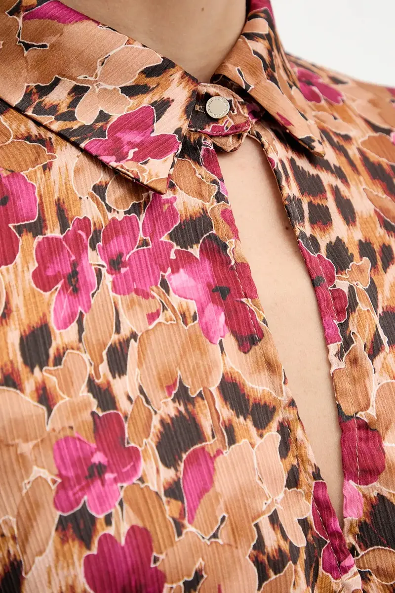 camicetta donna colore marrone ORZAC.F miniatura 5