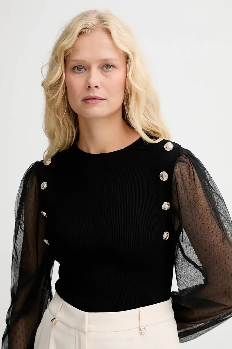 camicetta donna colore nero MALIA miniatura 4