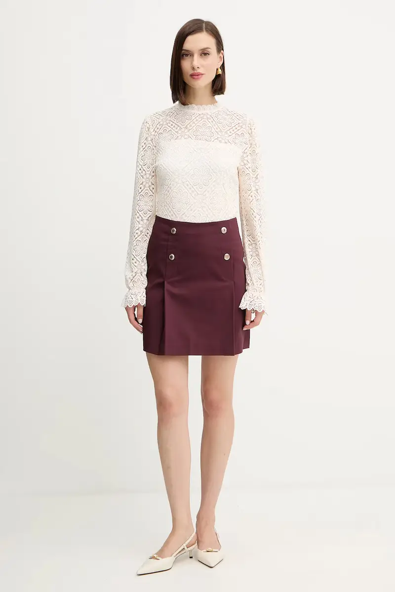 camicetta TYRIA donna colore blu navy TYRIA Beige miniatura 2