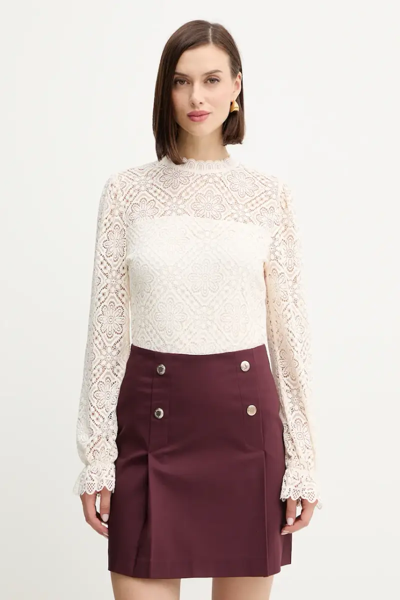 camicetta TYRIA donna colore blu navy TYRIA Beige