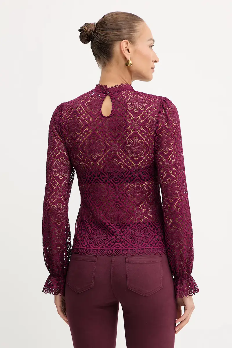 camicetta TYRIA donna colore blu navy TYRIA Granata miniatura 3