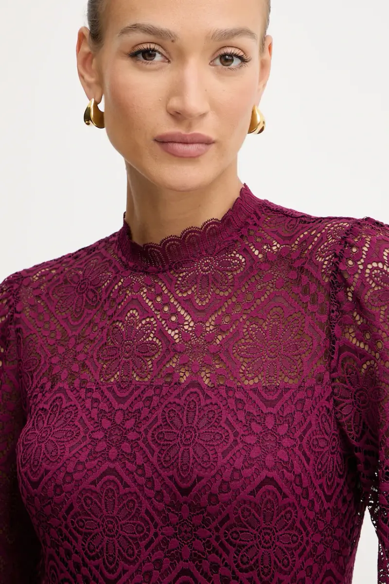 camicetta TYRIA donna colore blu navy TYRIA Granata miniatura 4