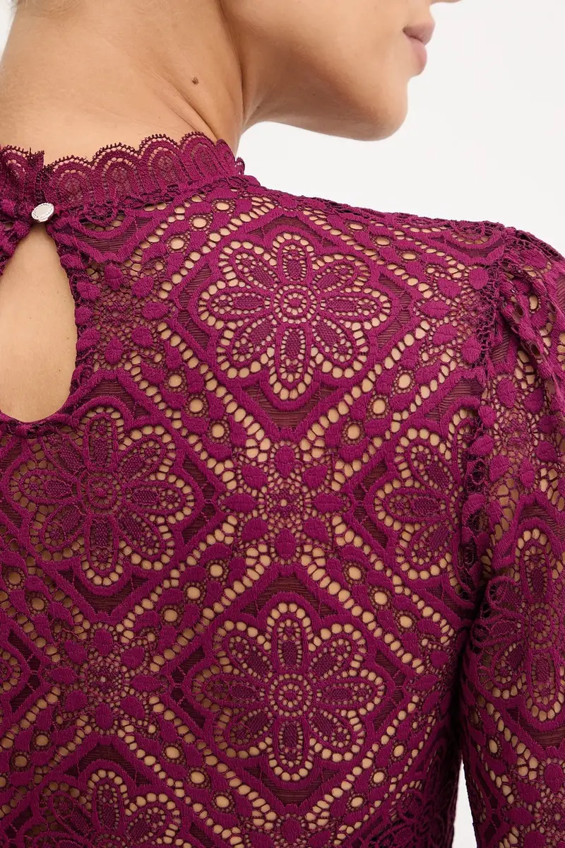 camicetta TYRIA donna colore blu navy TYRIA Granata miniatura 5