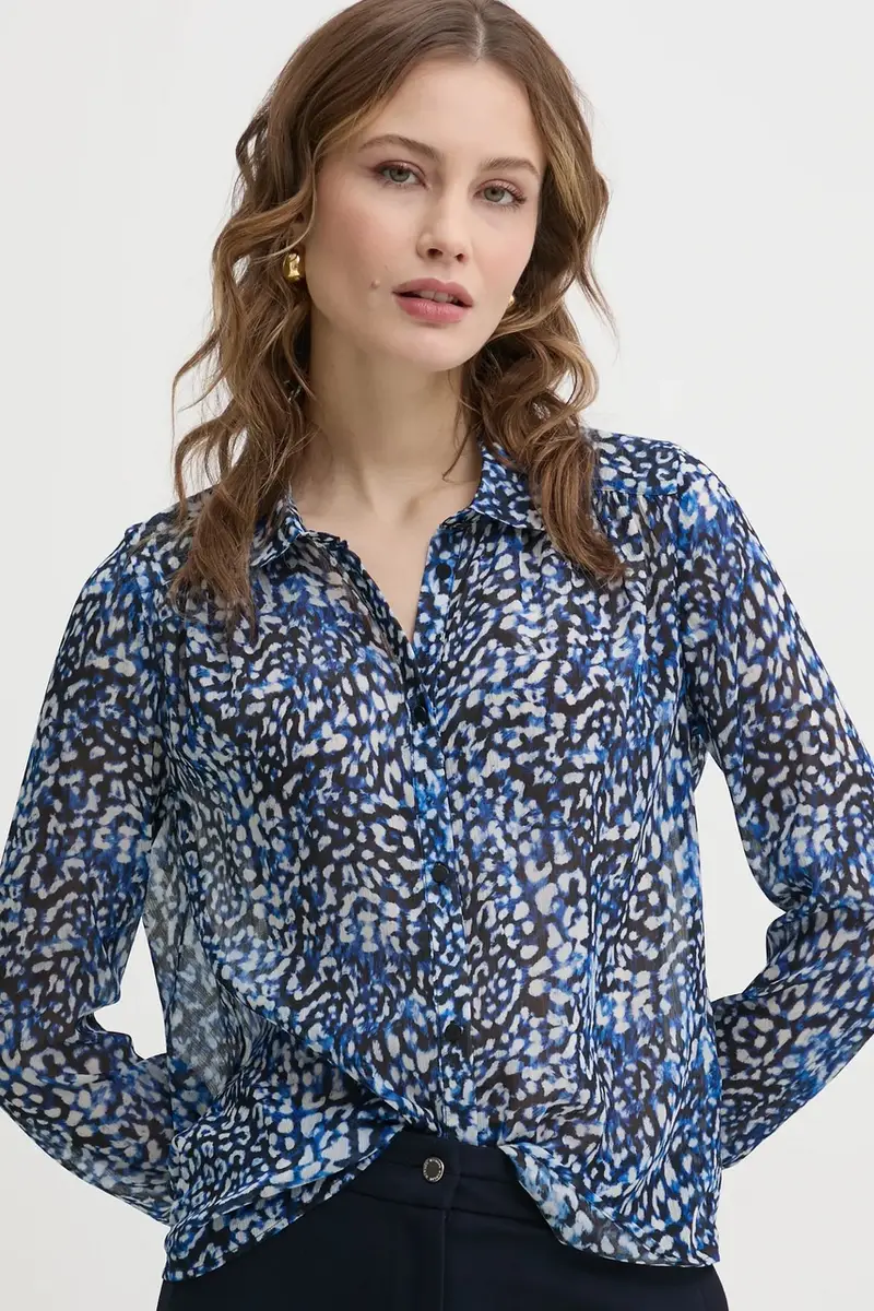 camicia CARRA.F donna colore blu CARRA.F miniatura 5