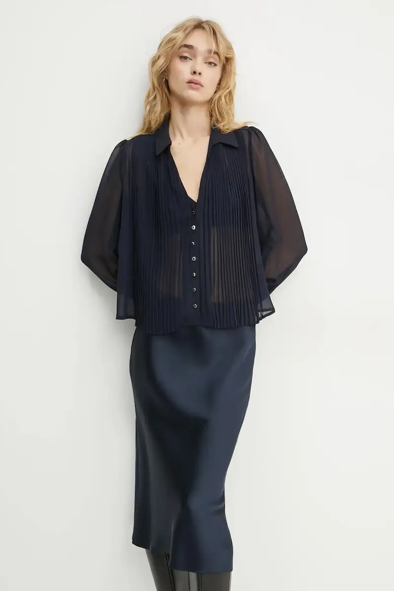 camicia CPLIA donna colore blu navy CPLIA