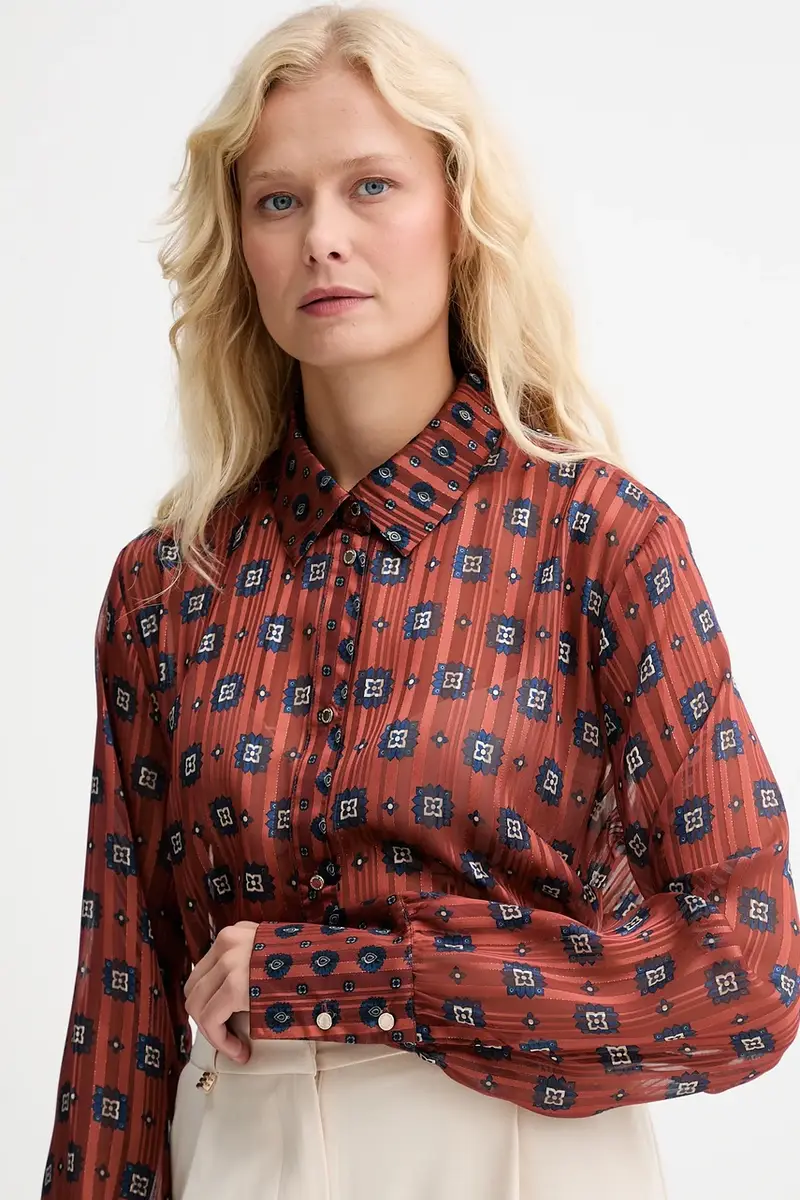 camicia donna colore arancione CILGAL.F miniatura 4