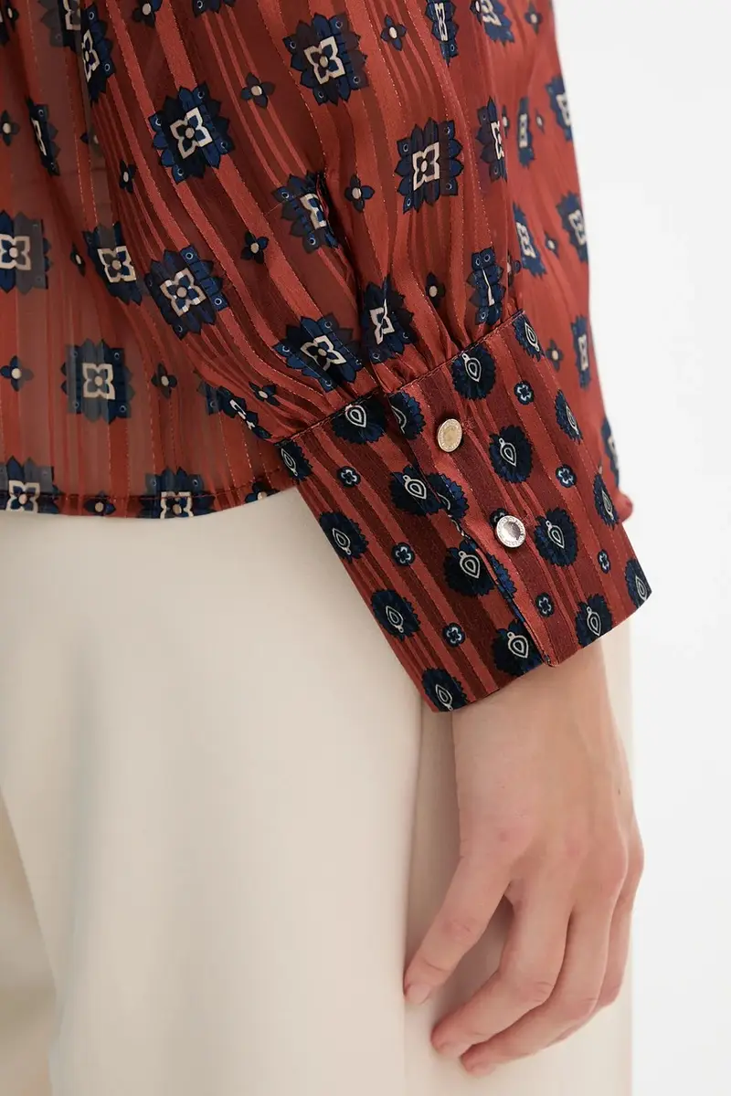 camicia donna colore arancione CILGAL.F miniatura 5