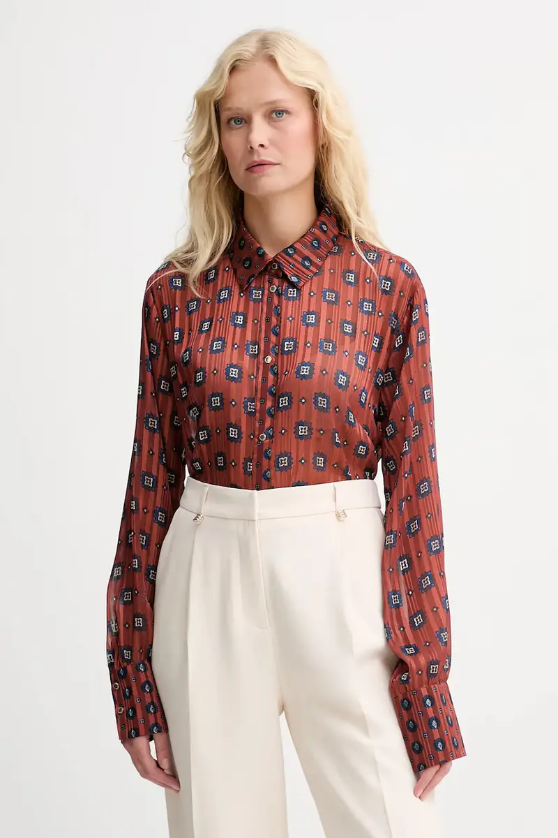 camicia donna colore arancione CILGAL.F